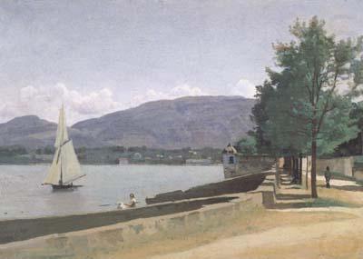 Le quai des Paquis (mk11), Jean Baptiste Camille  Corot